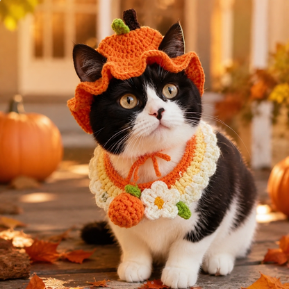 WhiskerCharm™ Knitted Cat Costume Collection