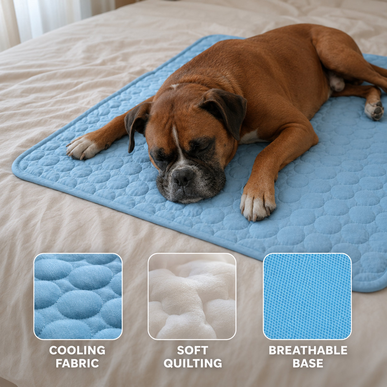 Pet Cooling Mat for Dogs & Cats