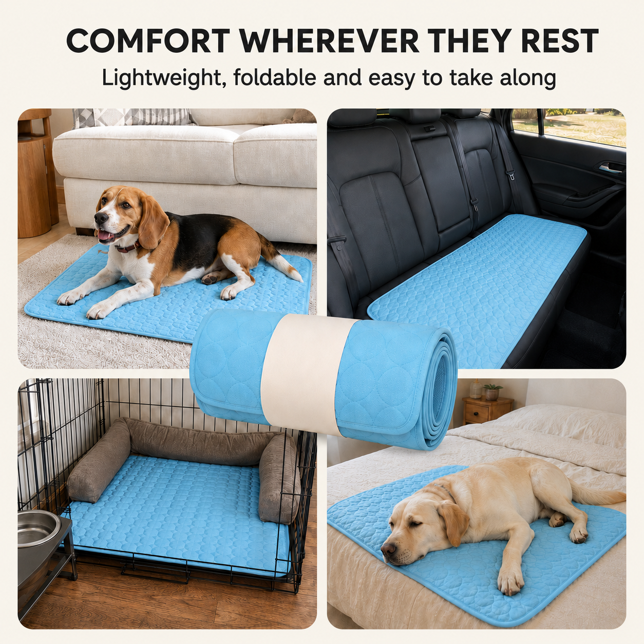 Pet Cooling Mat for Dogs & Cats